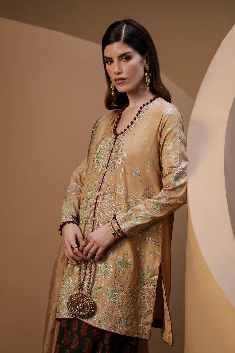 PALE YELLOW | E1143/104/114 | Women Boutique | Ethnc