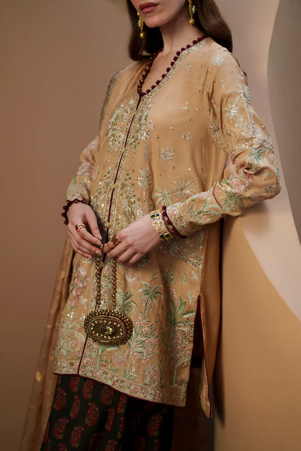 PALE YELLOW | E1143/104/114 | Women Boutique | Ethnc