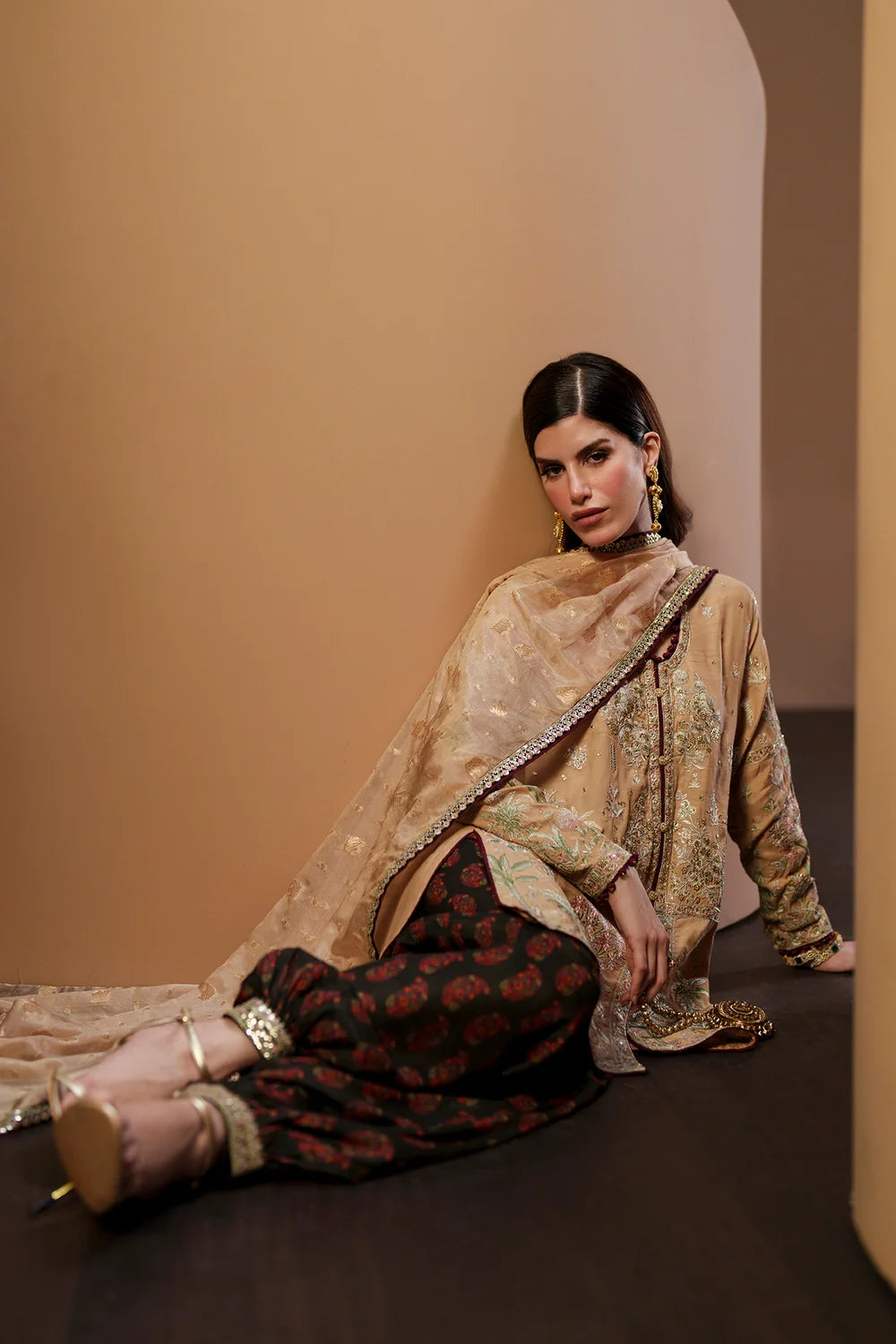 PALE YELLOW | E1143/104/114 | Women Boutique | Ethnc