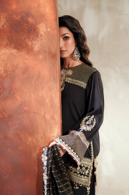 JET BLACK | E1107/104/902 | women Boutique- Eid Collection | Ethnc