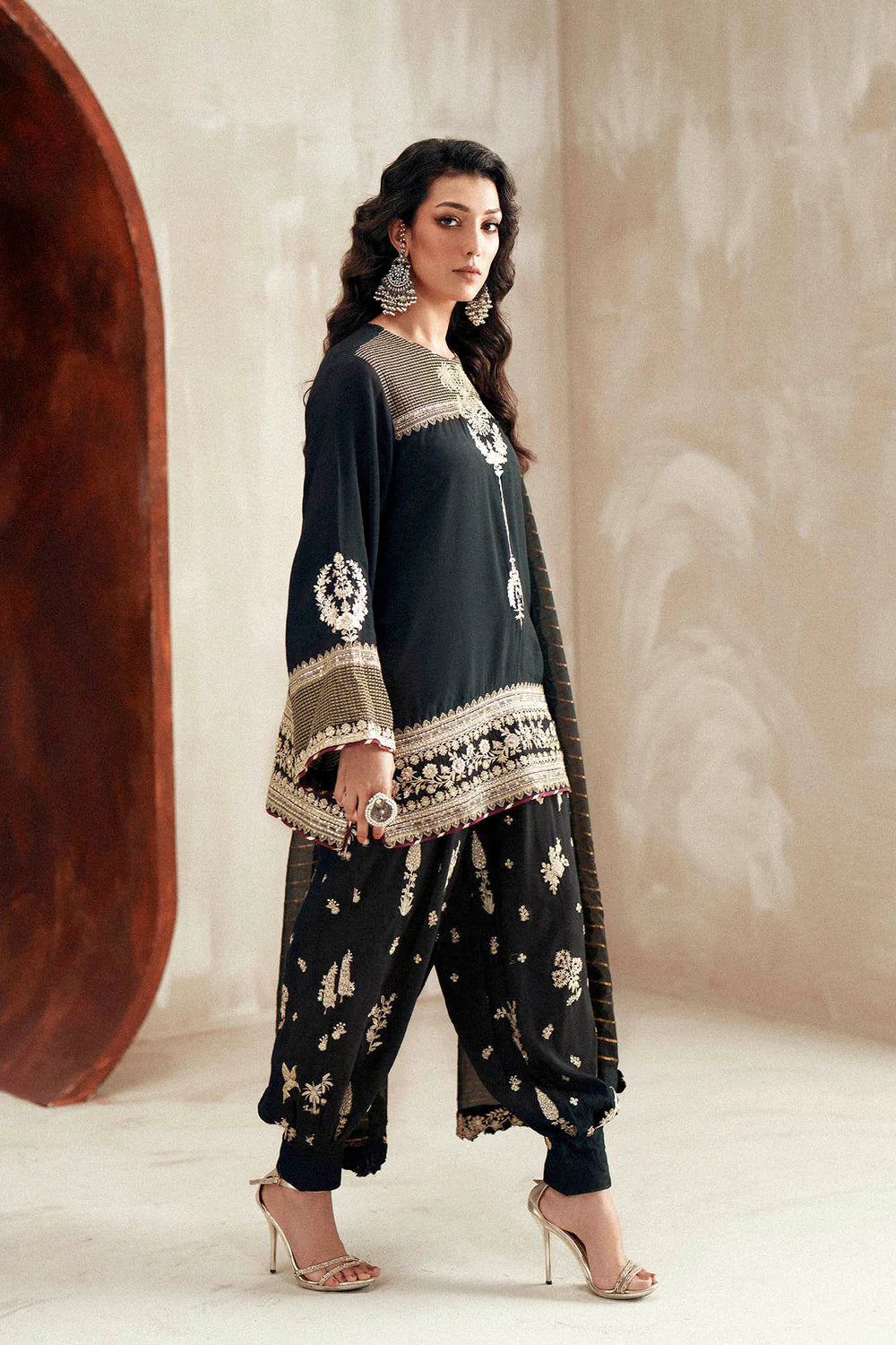 JET BLACK | E1107/104/902 | women Boutique- Eid Collection | Ethnc