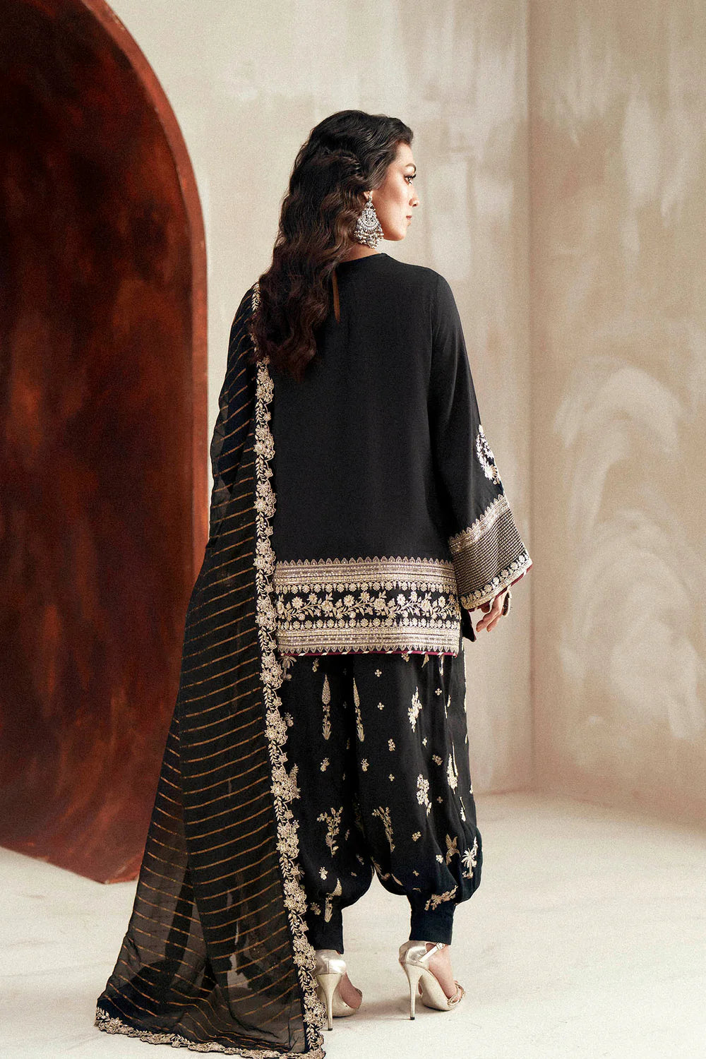 JET BLACK | E1107/104/902 | women Boutique- Eid Collection | Ethnc