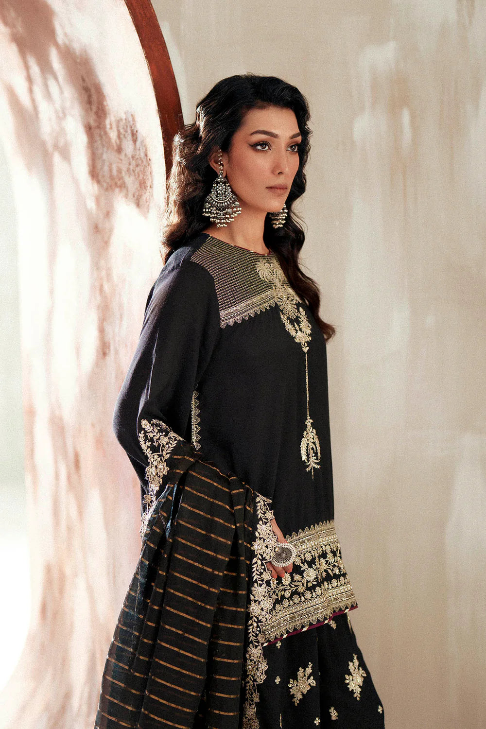JET BLACK | E1107/104/902 | women Boutique- Eid Collection | Ethnc