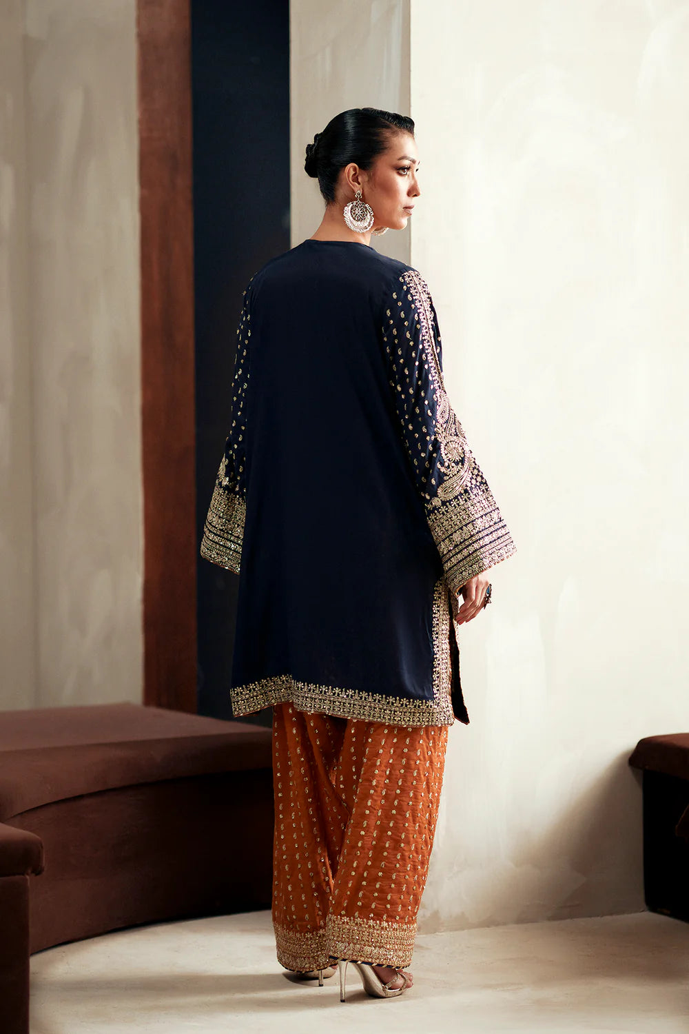 COBALT | E1093/104/623 | women Boutique- Eid Collection | Ethnc