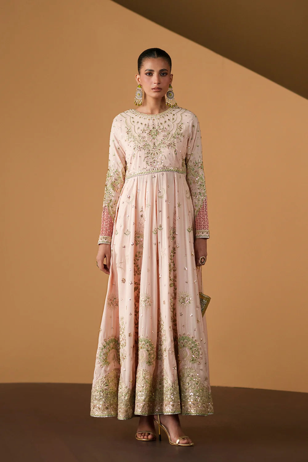 PALE CORAL | E1133/104/329 | Women Boutique | Ethnc