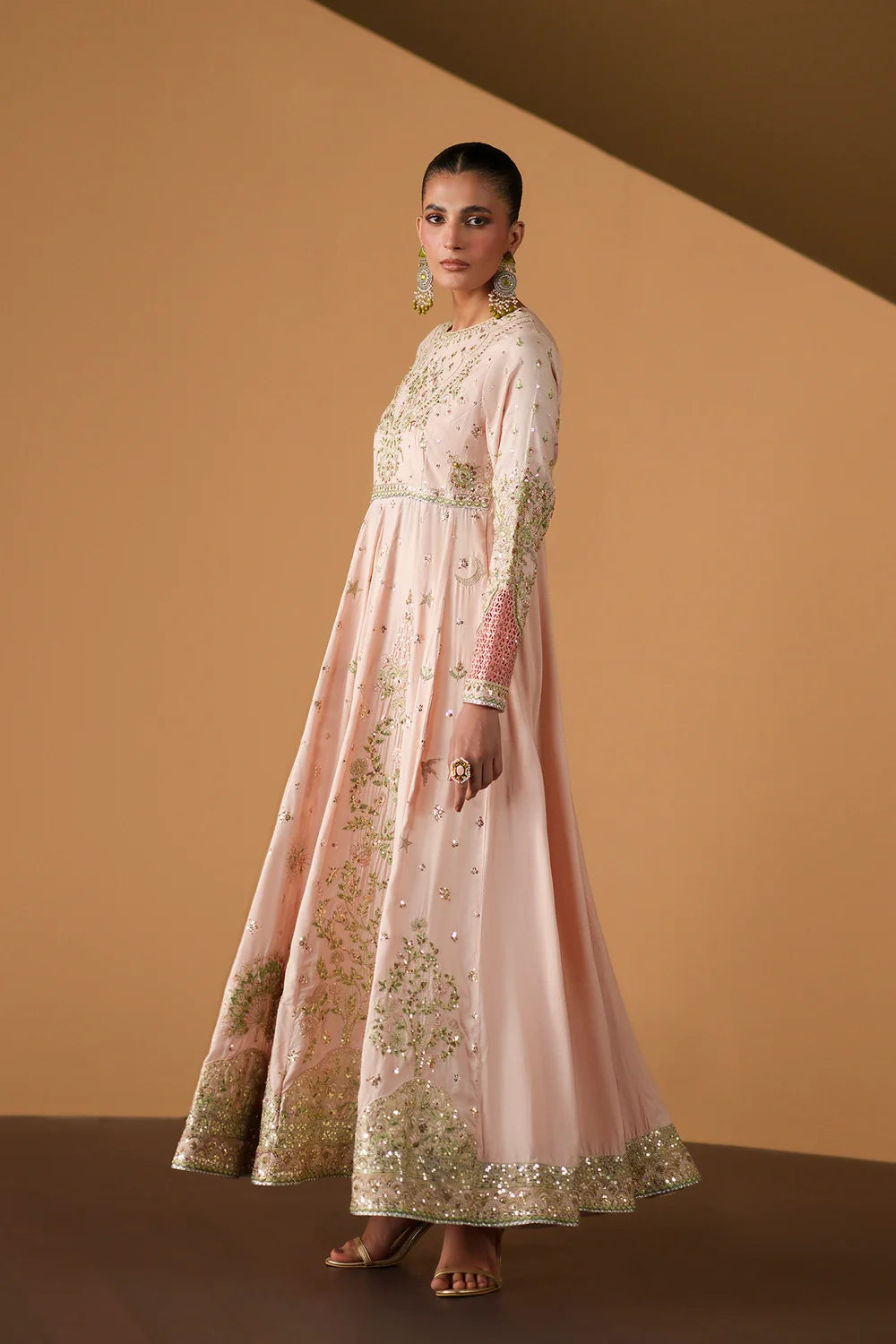 PALE CORAL | E1133/104/329 | Women Boutique | Ethnc
