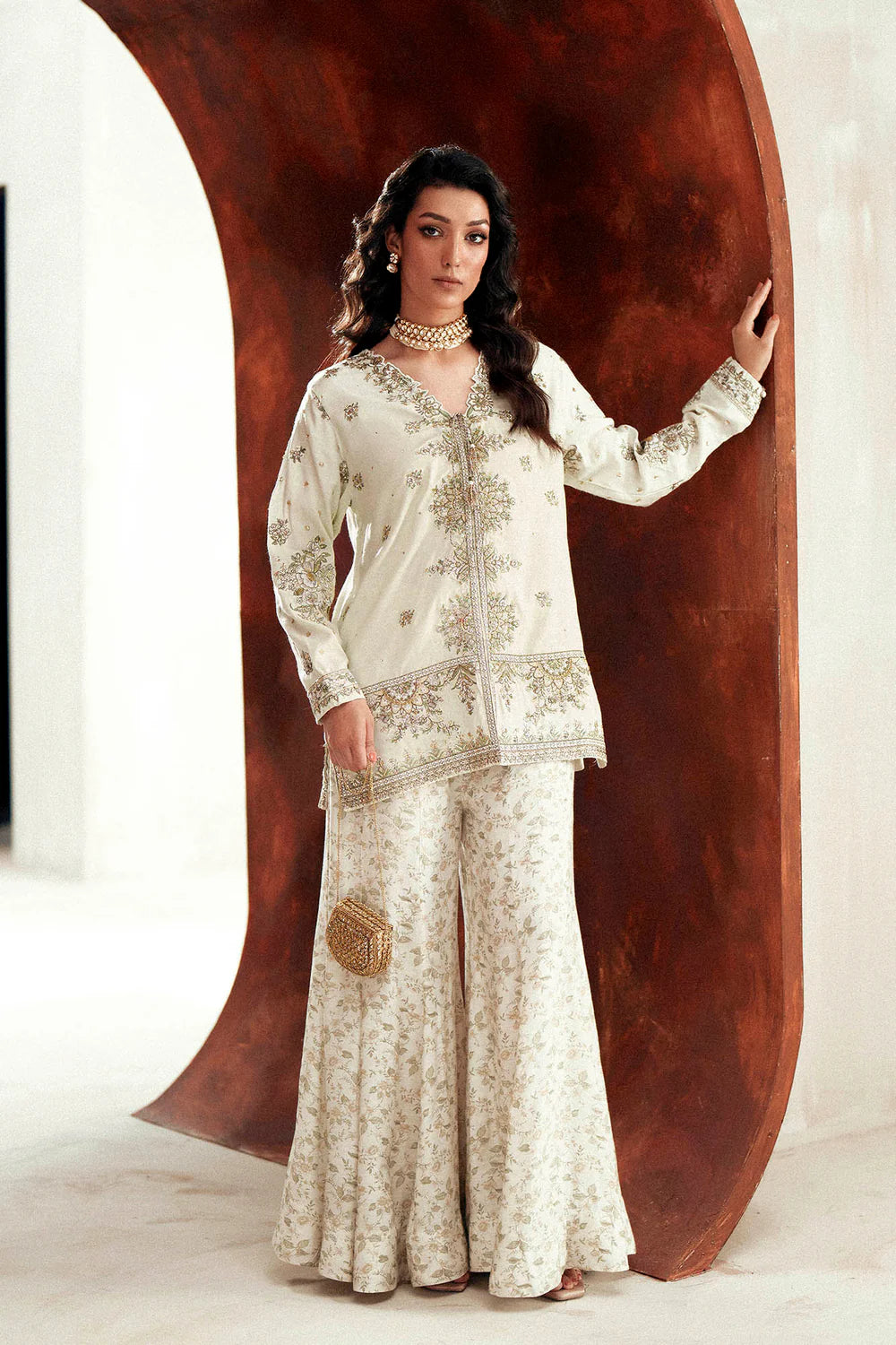 PASTEL GREEN | E1120/104/722 | women Boutique- Eid Collection | Ethnc