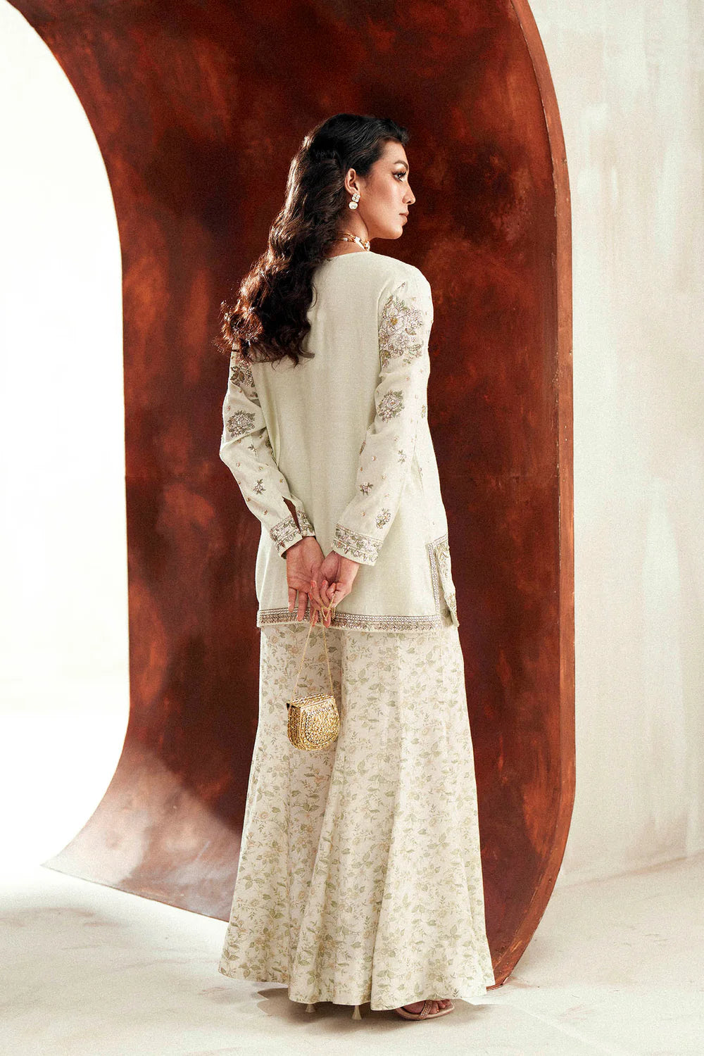 PASTEL GREEN | E1120/104/722 | women Boutique- Eid Collection | Ethnc