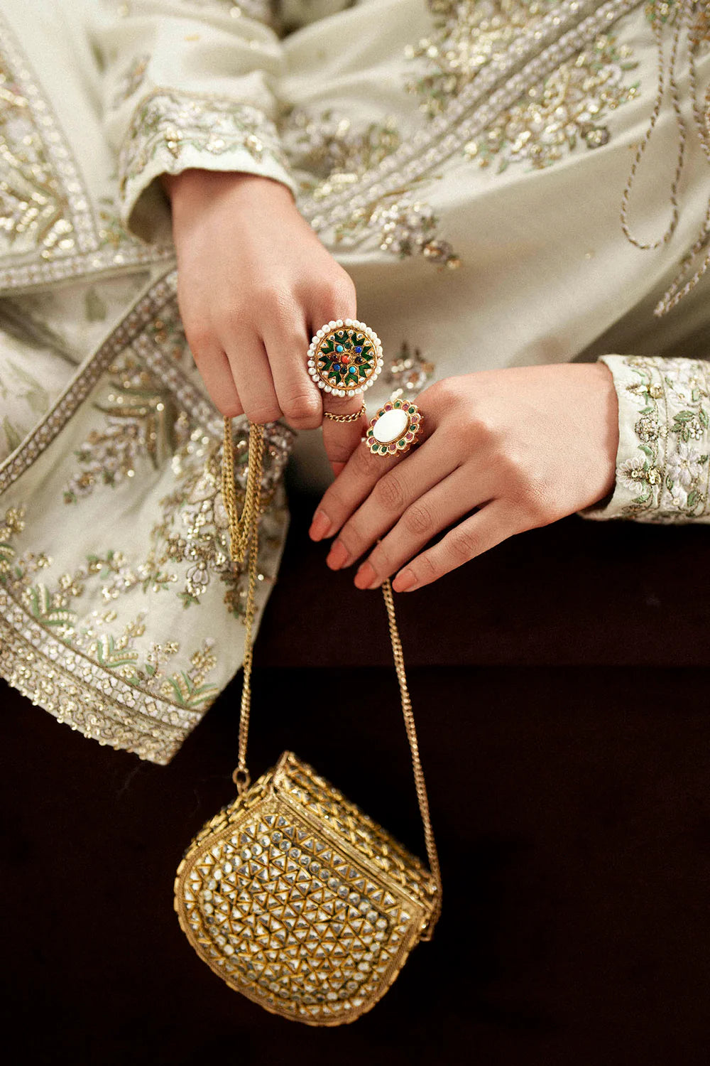PASTEL GREEN | E1120/104/722 | women Boutique- Eid Collection | Ethnc