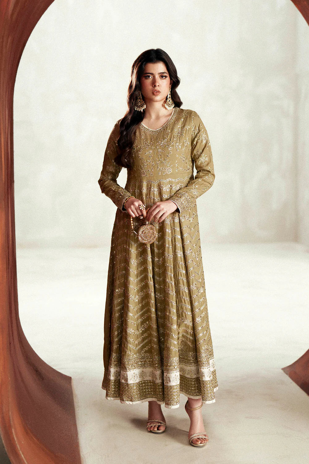 OLIVE | E1079/104/121 | women Boutique- Eid Collection | Ethnc