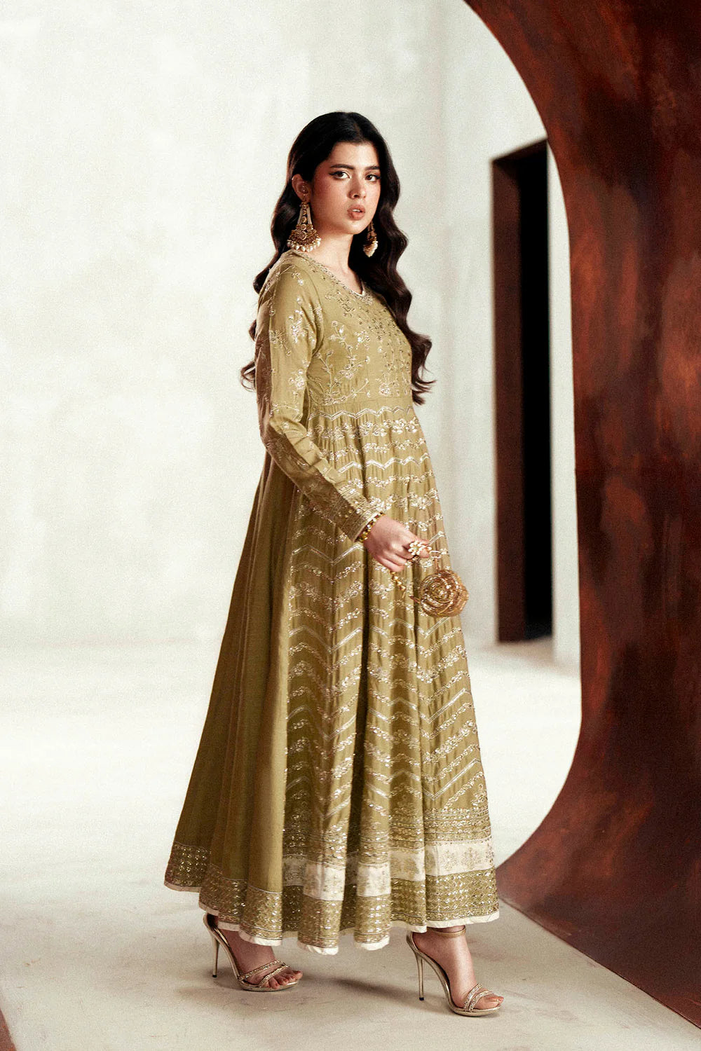 OLIVE | E1079/104/121 | women Boutique- Eid Collection | Ethnc