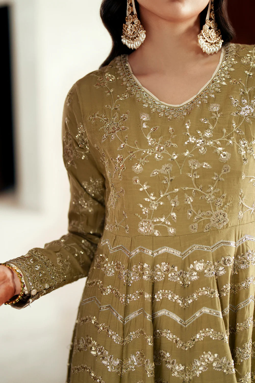 OLIVE | E1079/104/121 | women Boutique- Eid Collection | Ethnc