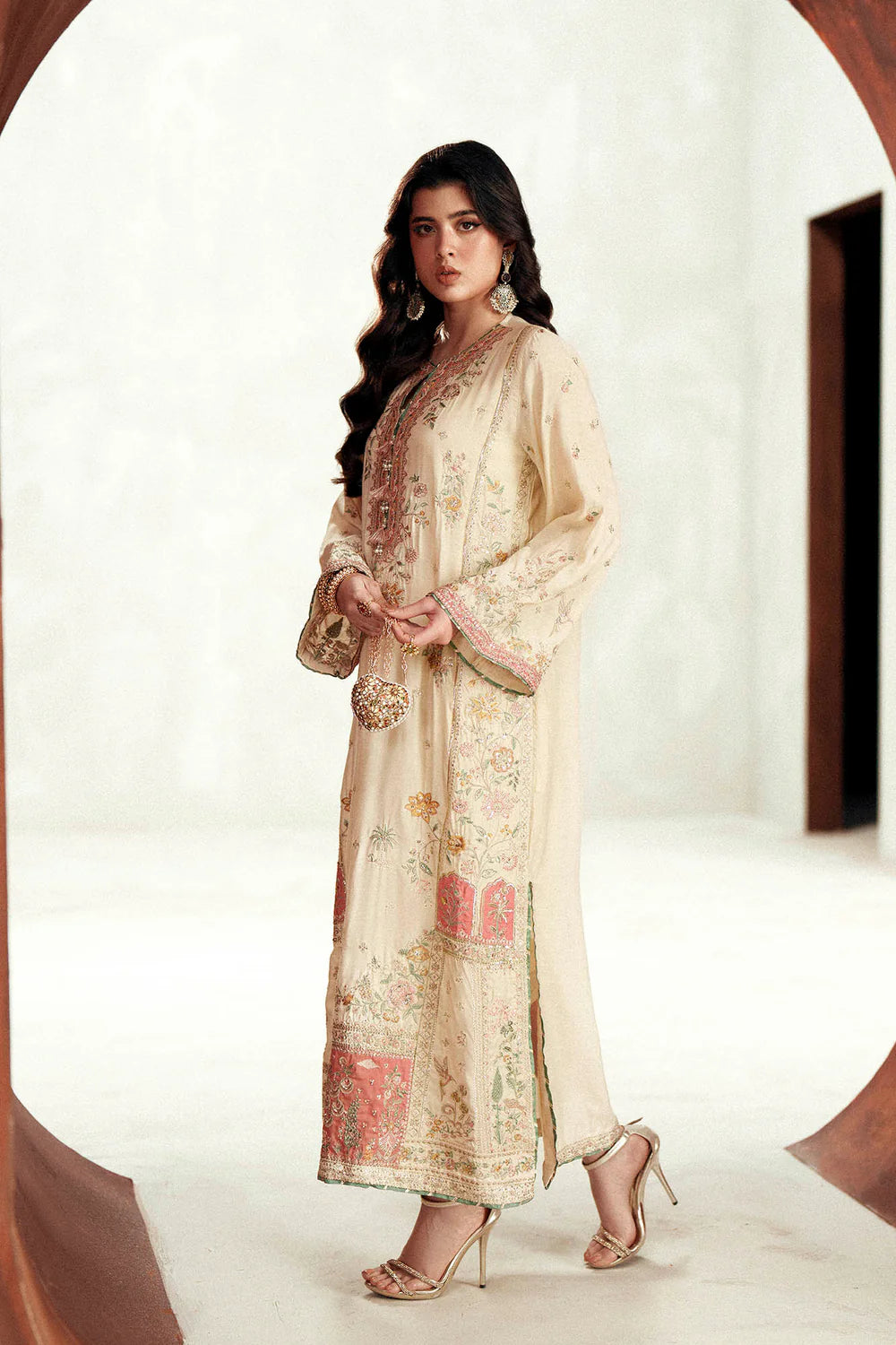 OFF WHITE | E1105/104/002 | Women Boutique- Eid Collection | Ethnc