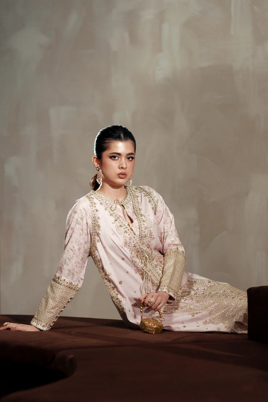 PALE CORAL | E1116/104/328 | women Boutique- Eid Collection | Ethnc