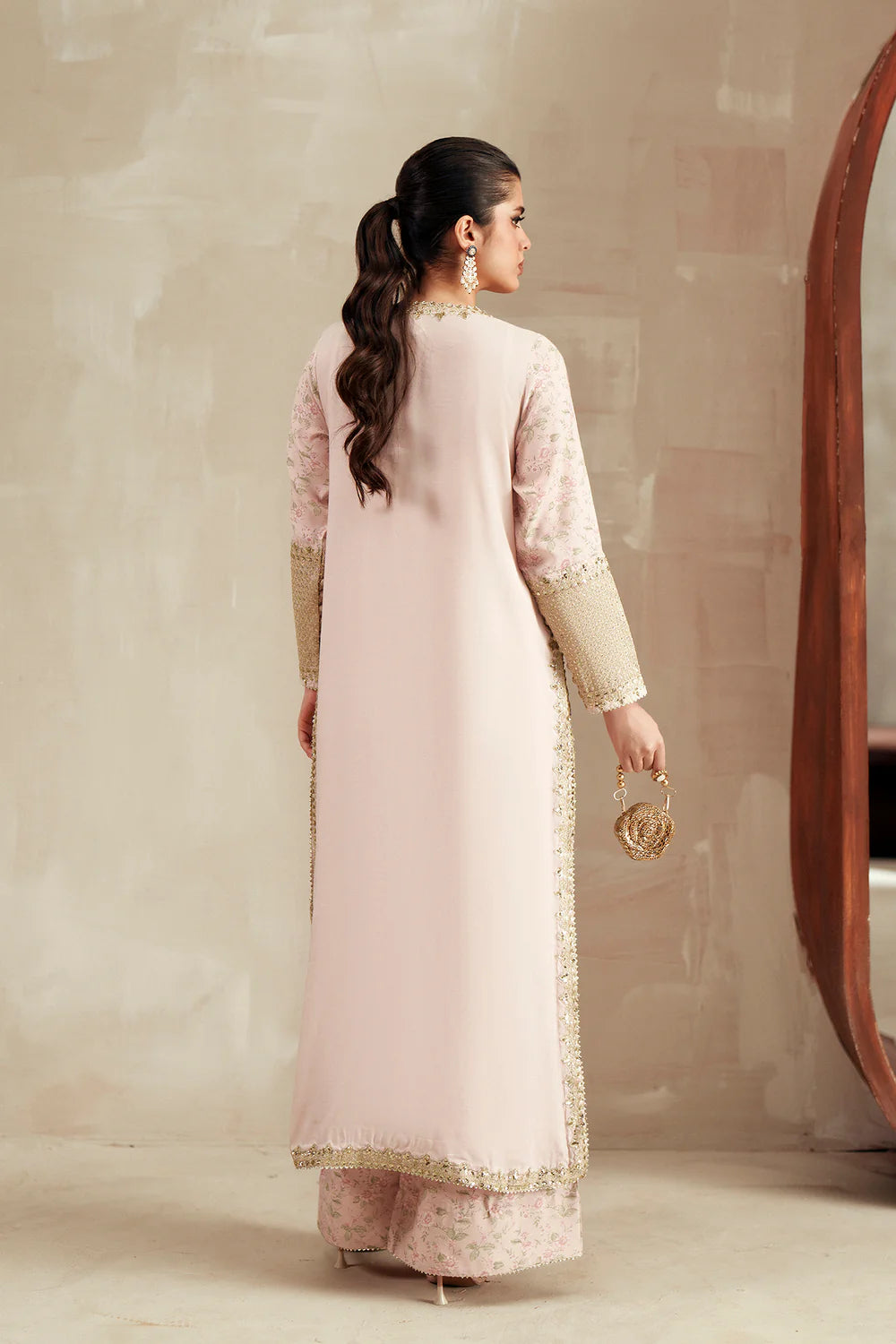 PALE CORAL | E1116/104/328 | women Boutique- Eid Collection | Ethnc