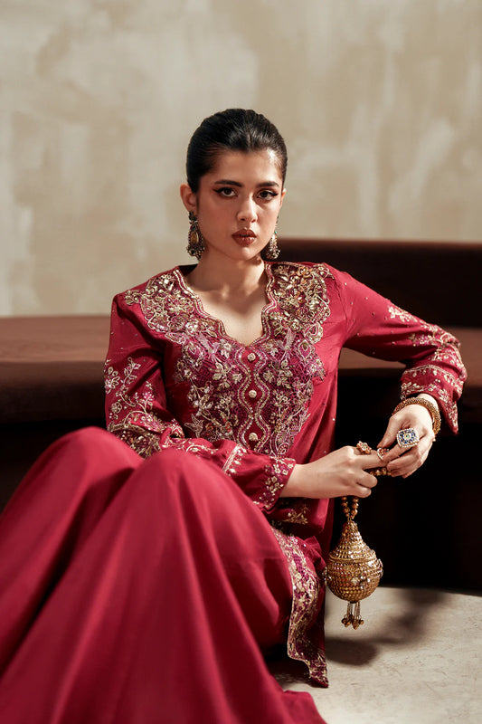 BROWN | E1108/104/310 | women Boutique- Eid Collection | Ethnc