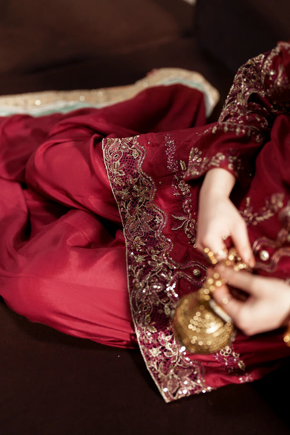 BROWN | E1108/104/310 | women Boutique- Eid Collection | Ethnc