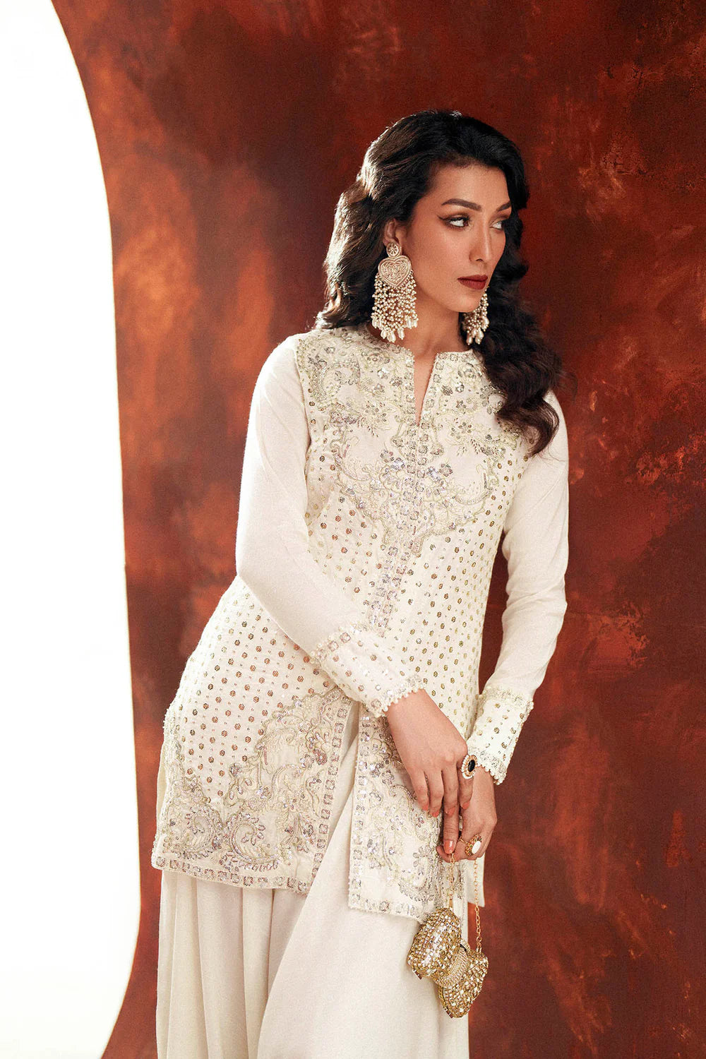 OFF WHITE | E1102/104/002 | women Boutique- Eid Collection | Ethnc