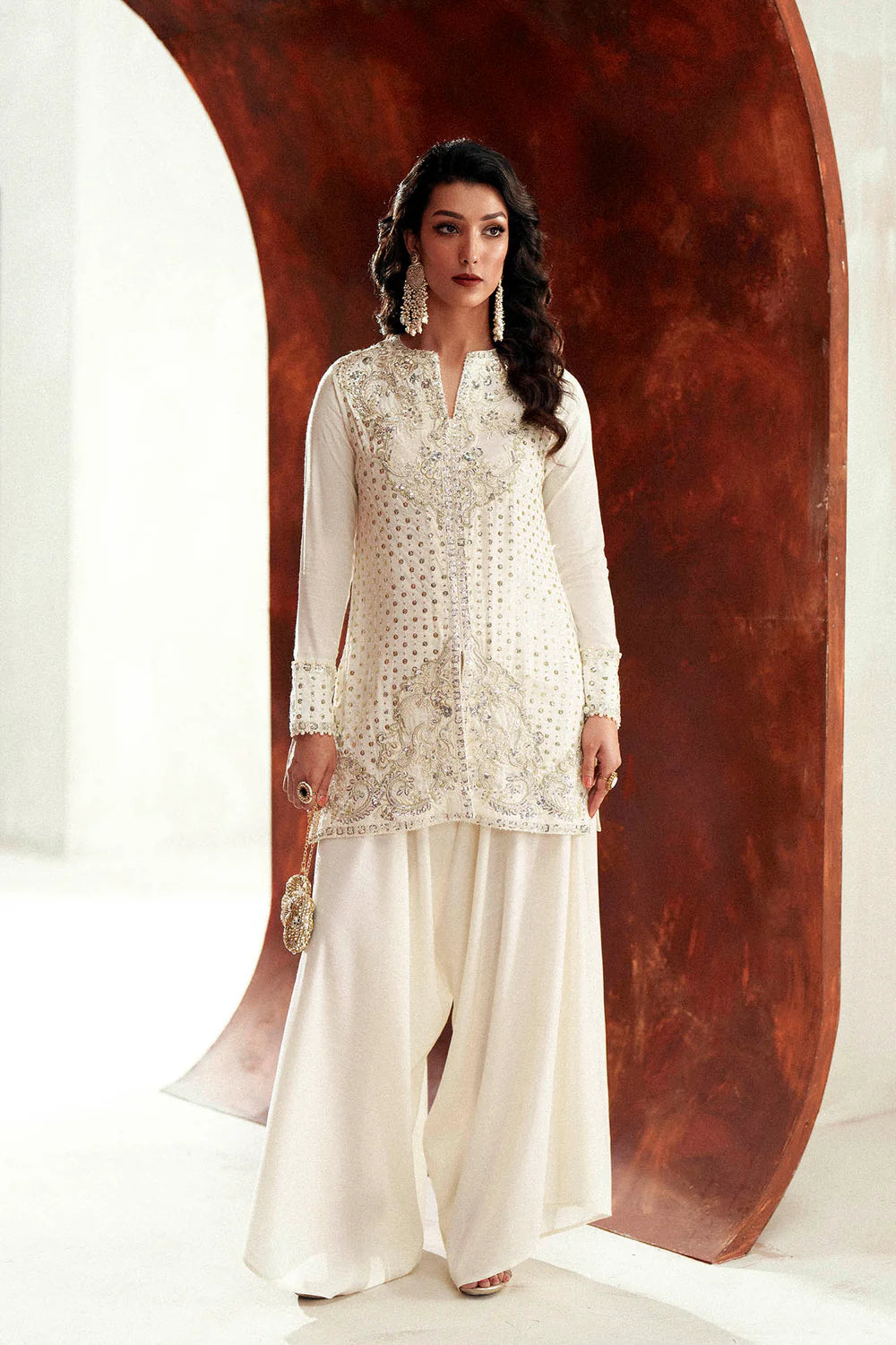 OFF WHITE | E1102/104/002 | women Boutique- Eid Collection | Ethnc