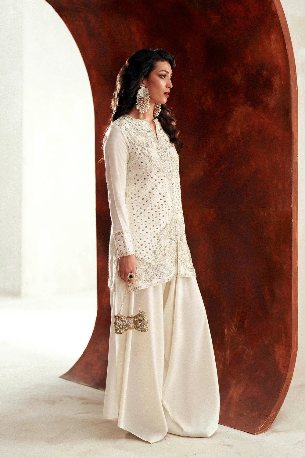 OFF WHITE | E1102/104/002 | women Boutique- Eid Collection | Ethnc