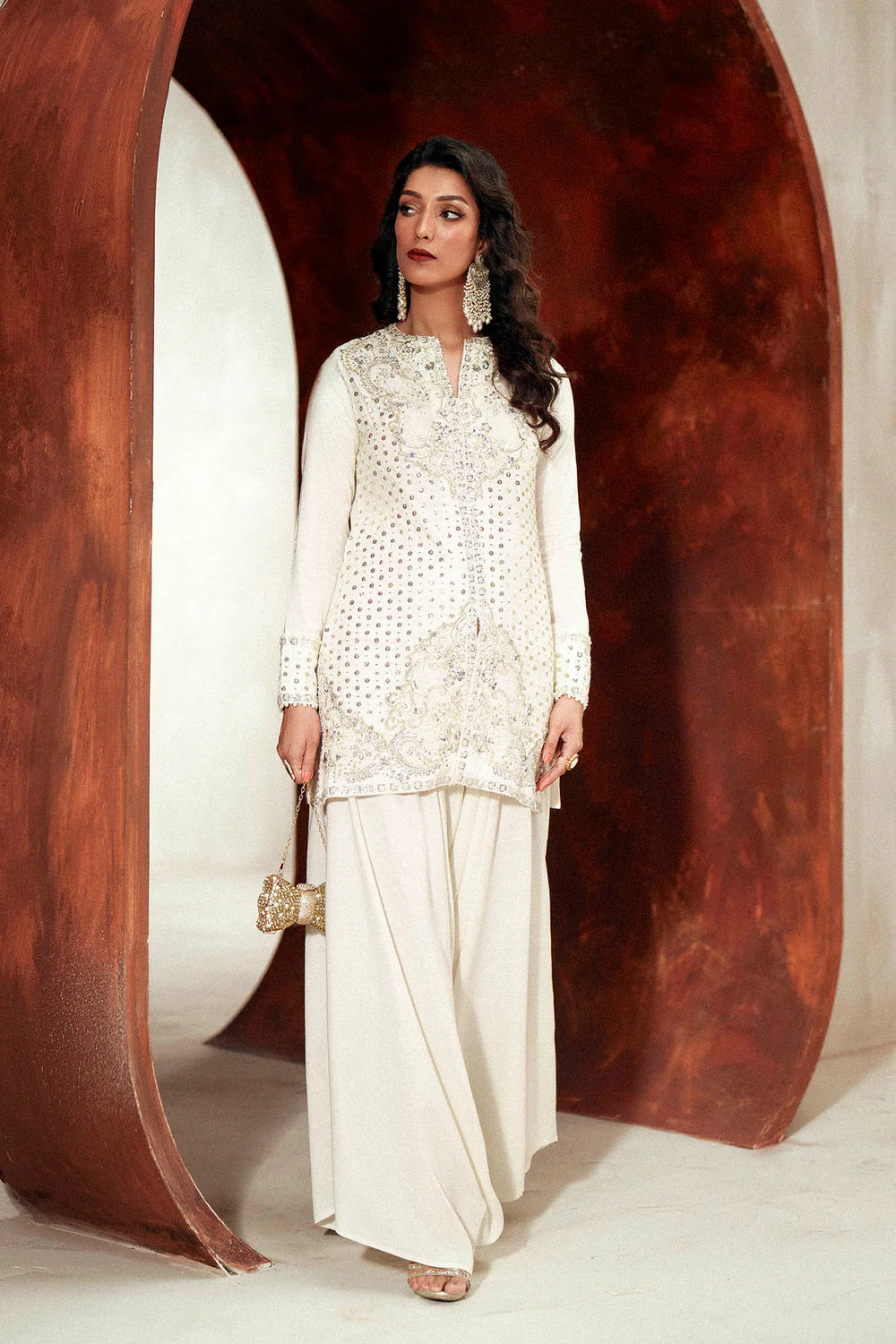 OFF WHITE | E1102/104/002 | women Boutique- Eid Collection | Ethnc