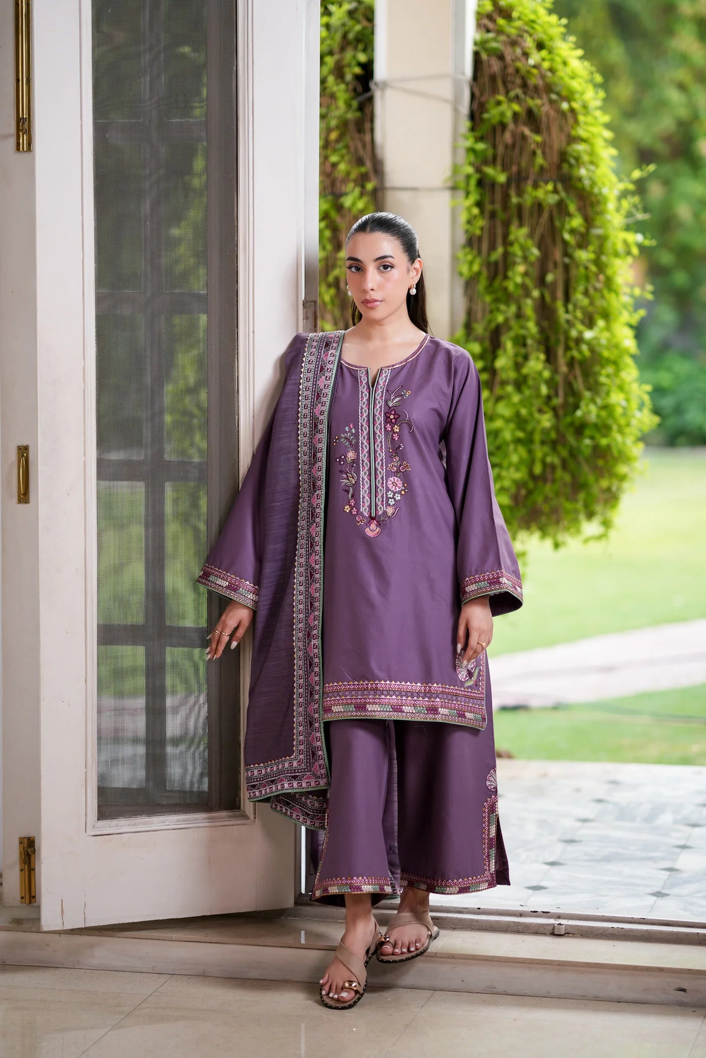 SAND NUBUCK FLATS (ZBN-26017) | ZAIB | FOOTWEAR