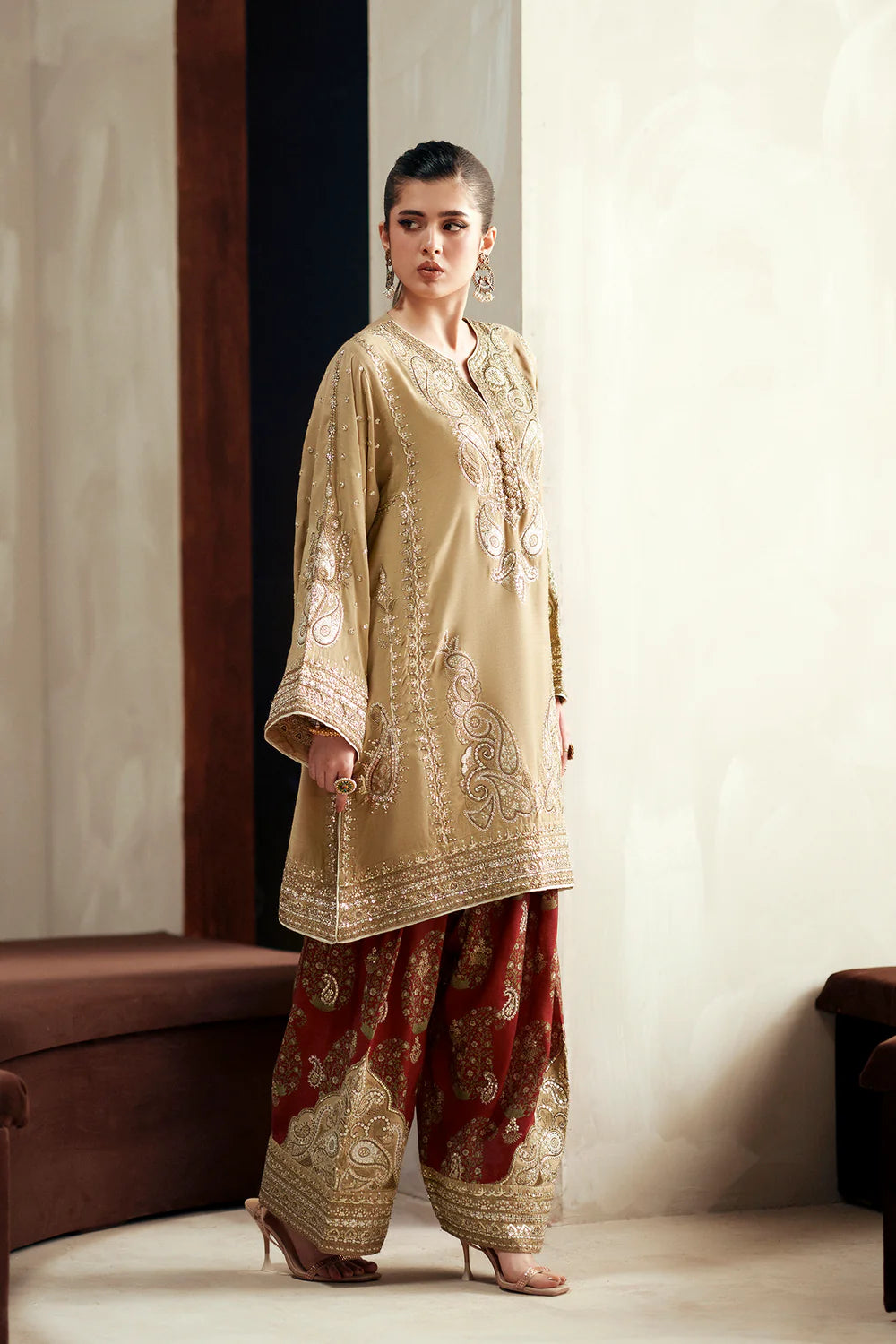 SAND | E1096/104/007 | women Boutique- Eid Collection | Ethnc