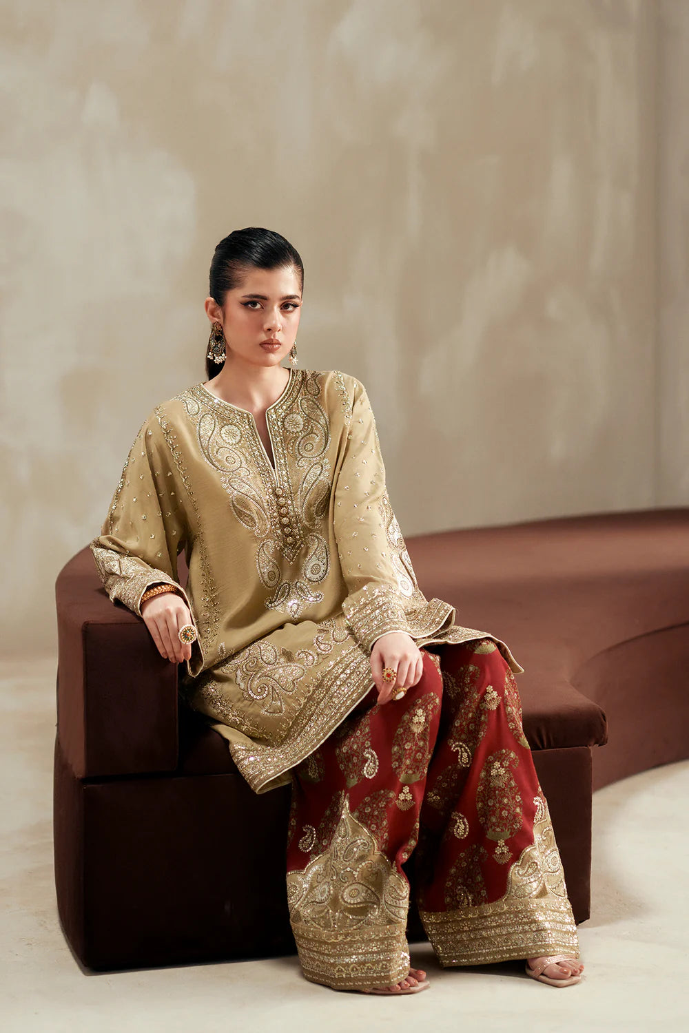 SAND | E1096/104/007 | women Boutique- Eid Collection | Ethnc