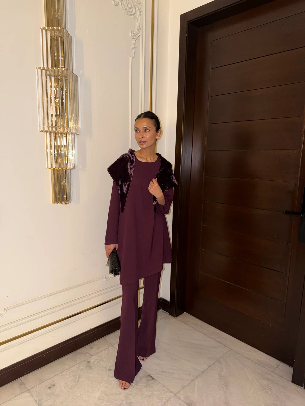 AUBERGINE MARLOW SET | NEW IN | SAK ATELIER