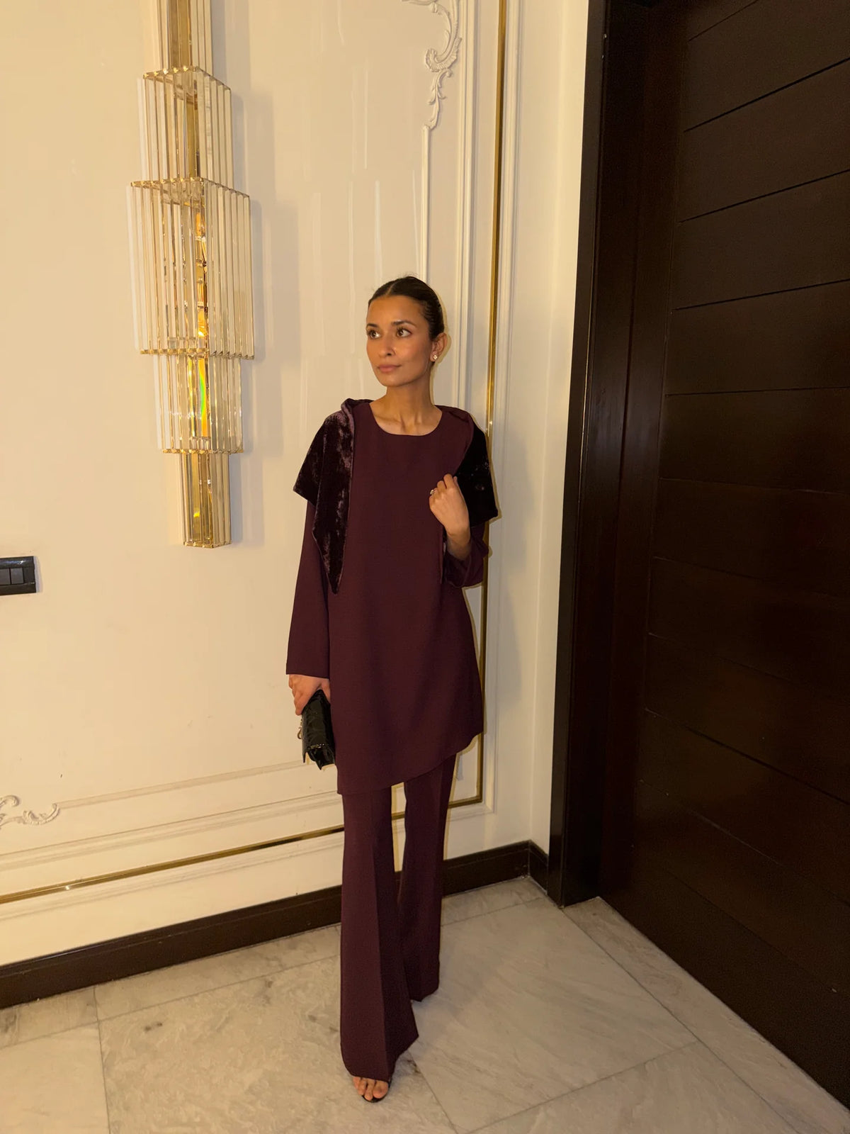 AUBERGINE MARLOW SET | NEW IN | SAK ATELIER