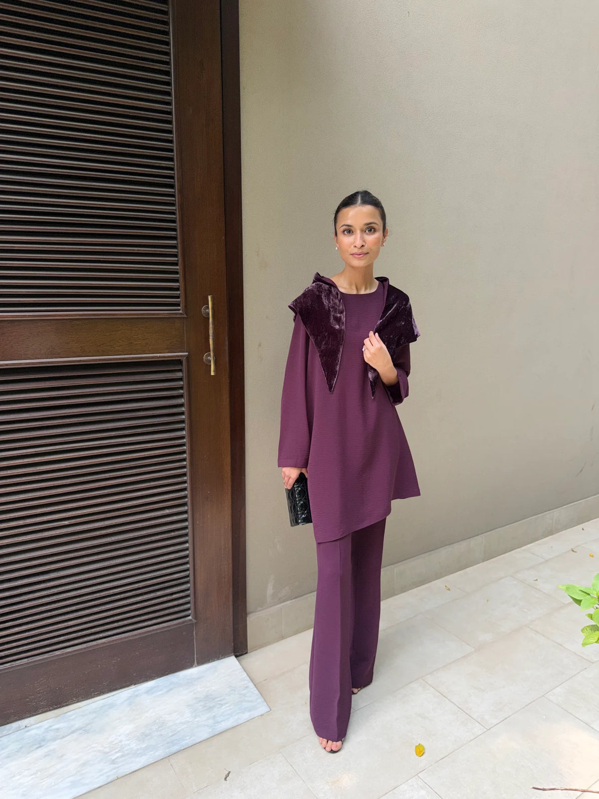 AUBERGINE MARLOW SET | NEW IN | SAK ATELIER