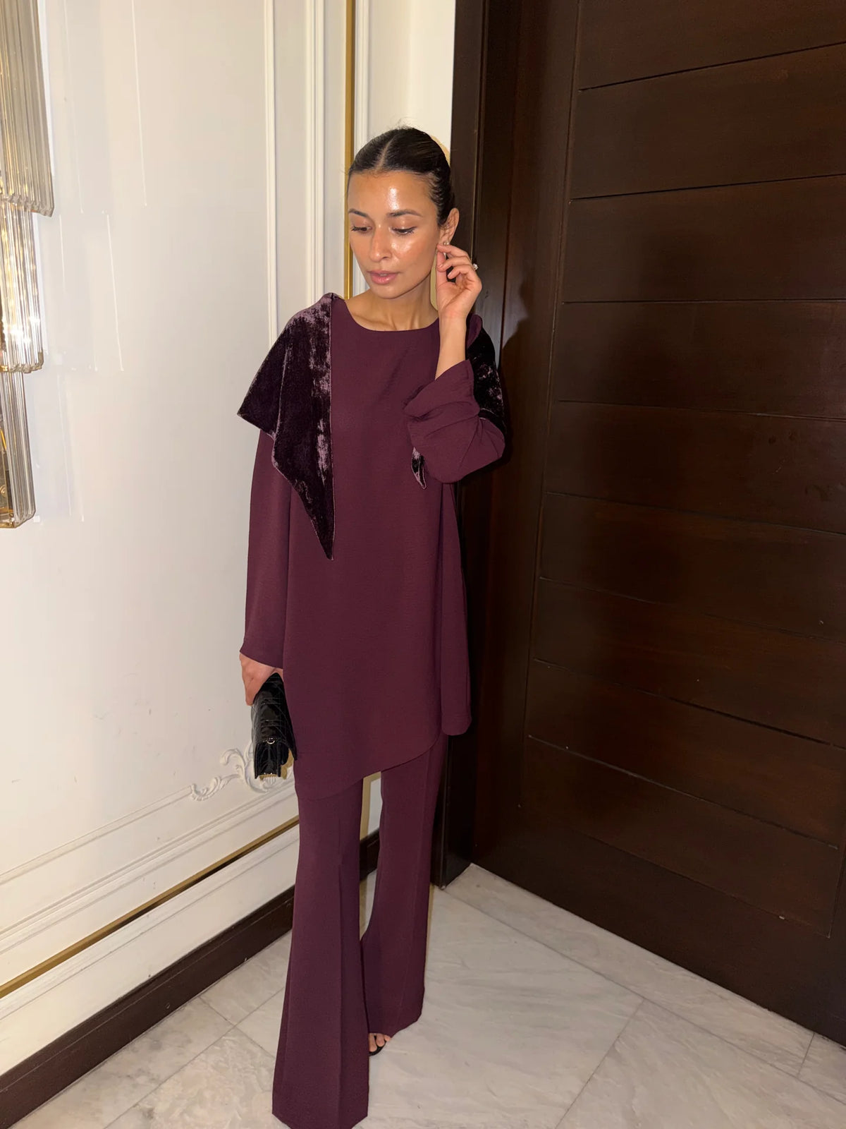 AUBERGINE MARLOW SET | NEW IN | SAK ATELIER