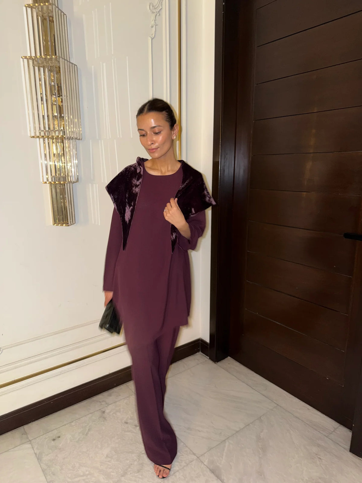 AUBERGINE MARLOW SET | NEW IN | SAK ATELIER
