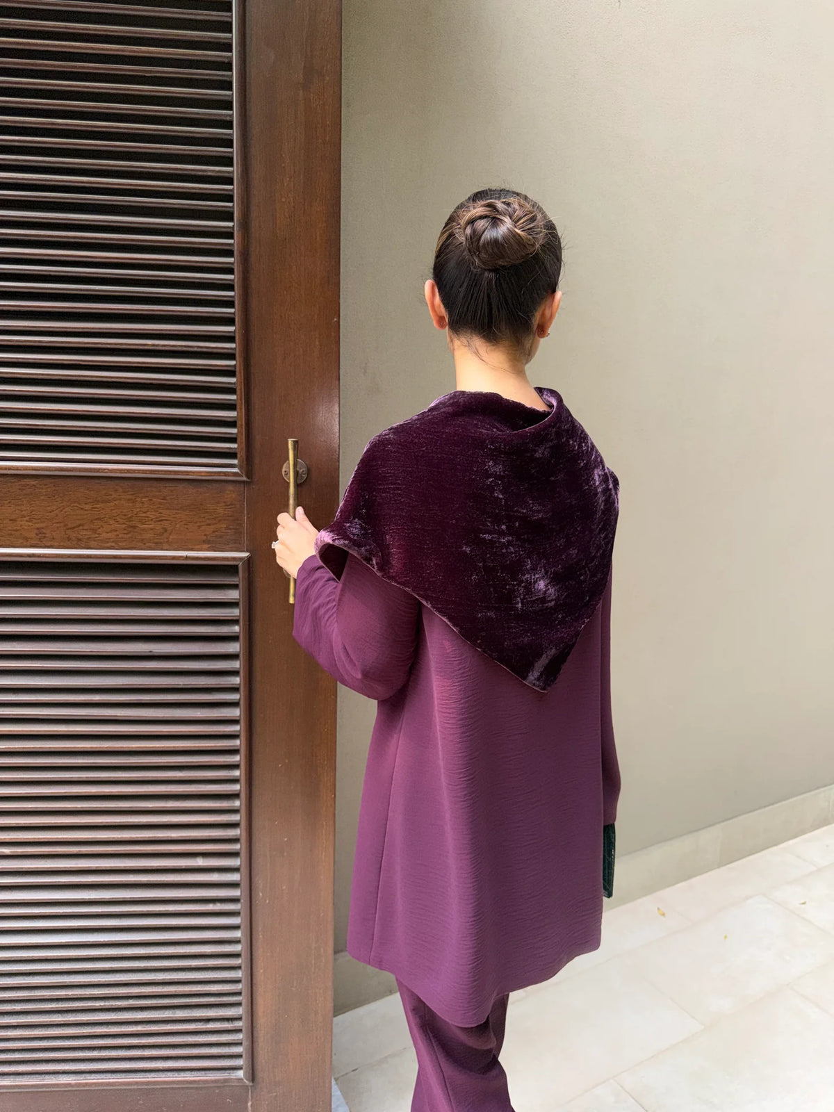 AUBERGINE MARLOW SET | NEW IN | SAK ATELIER