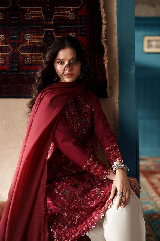 TRUE RED | E4451/103/308 | Women Rozana - Eid Collection | Ethnc