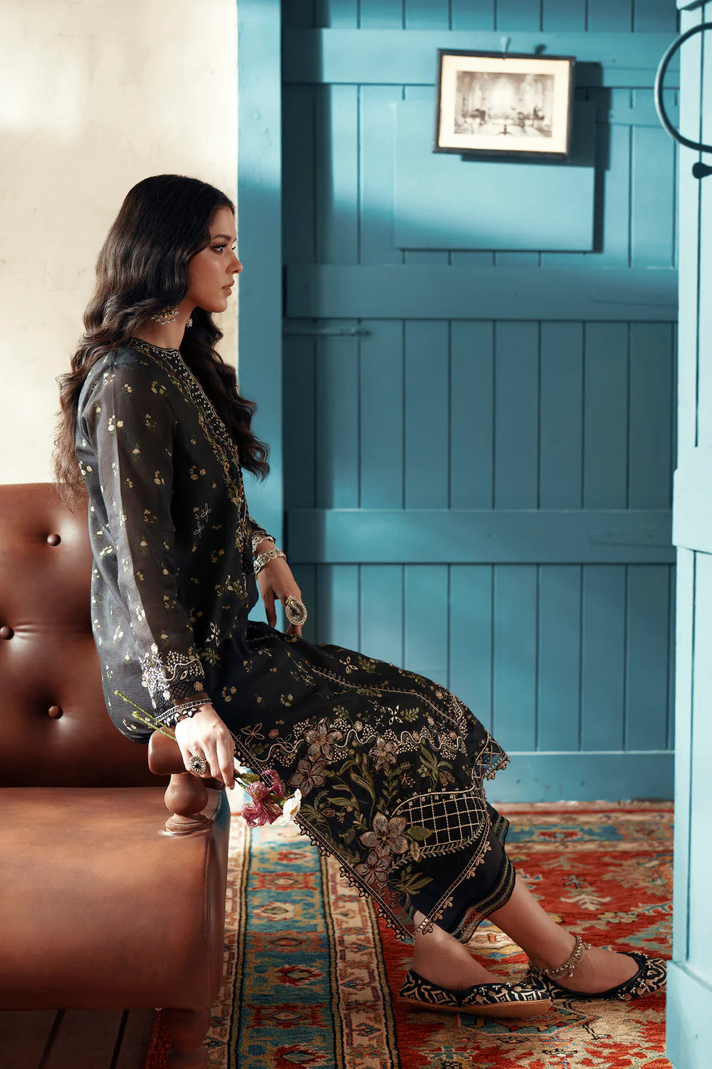 JET BLACK | E4180/103/902 | Women Rozana - Eid Collection | Ethnc