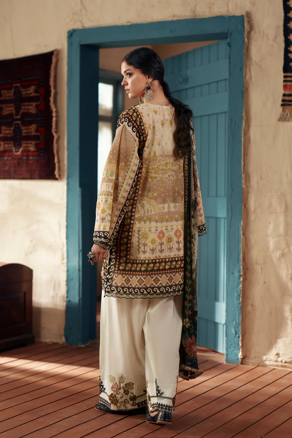 ANTIQUE WHITE | E4403/103/006 | Women Rozana - Eid Collection | Ethnc
