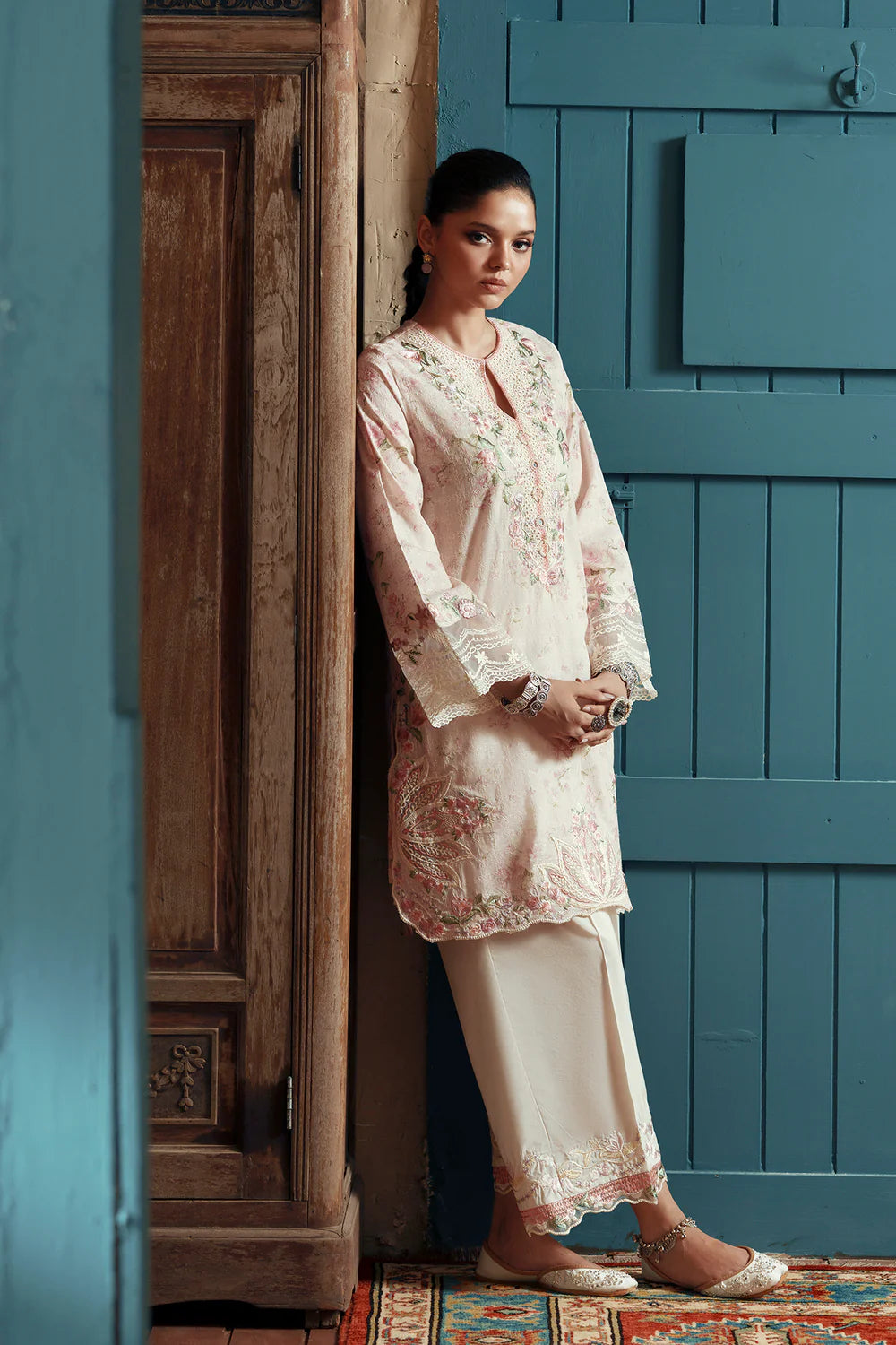 LIGHT PINK | E4412/103/316 | Women Rozana - Eid Collection | Ethnc