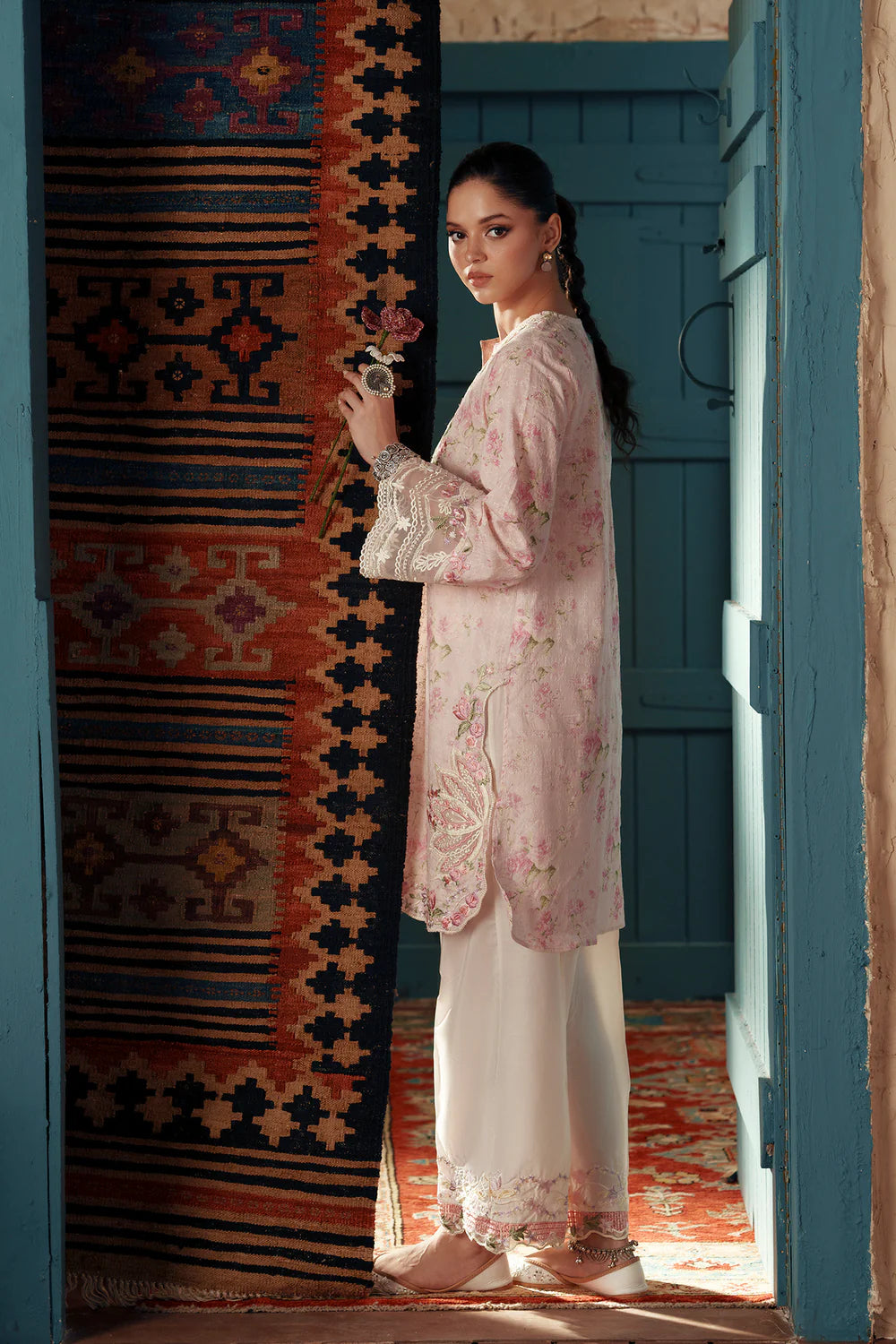 LIGHT PINK | E4412/103/316 | Women Rozana - Eid Collection | Ethnc