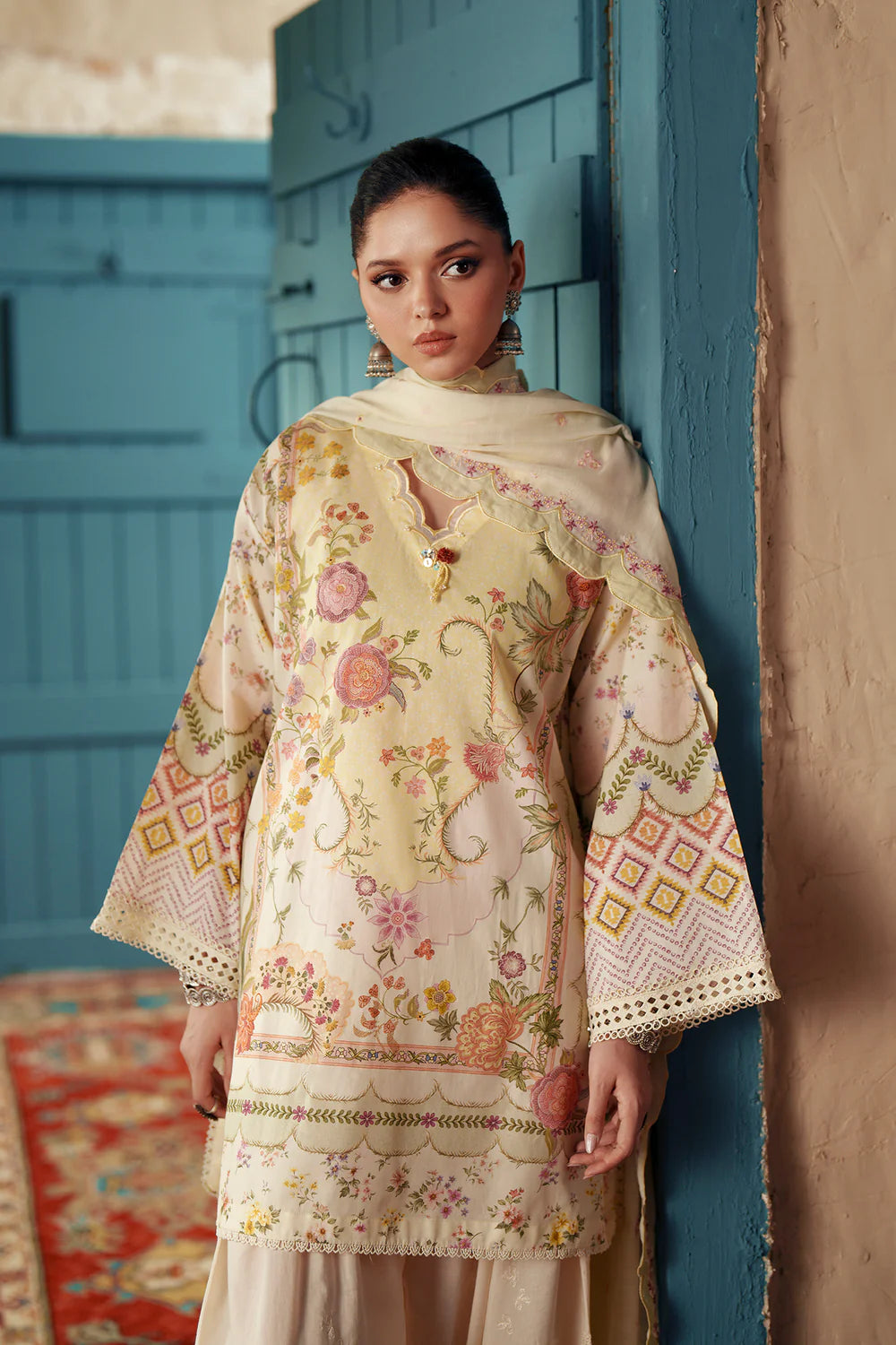 LEMON ICING | E4460/103/004 | Women Rozana - Eid Collection | Ethnc