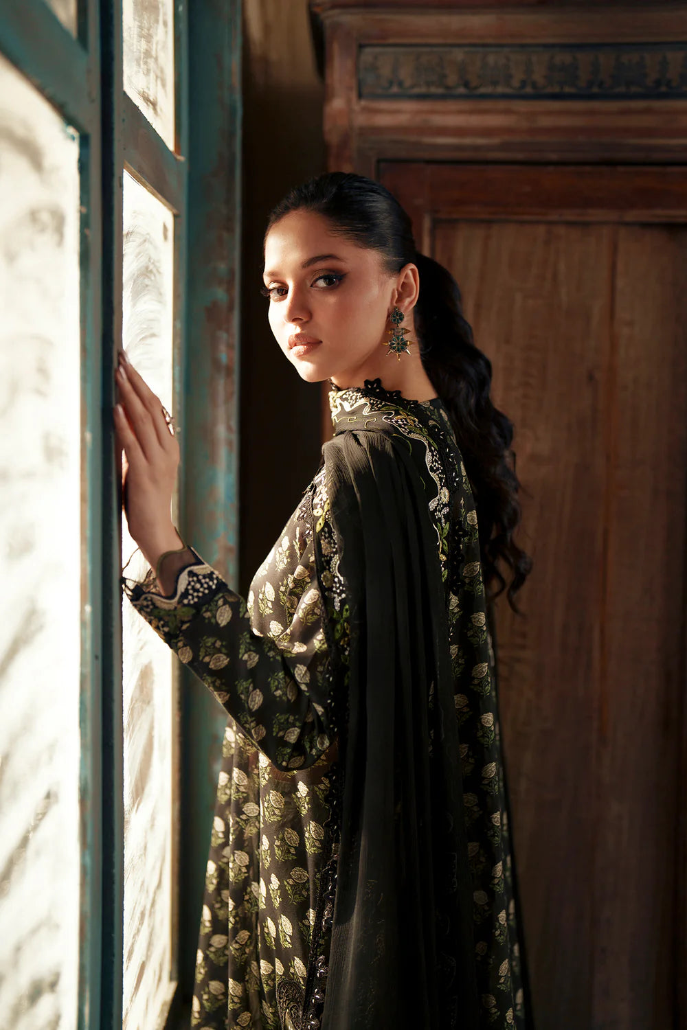 JET BLACK | E4477/103/902 | Women Rozana - Eid Collection | Ethnc