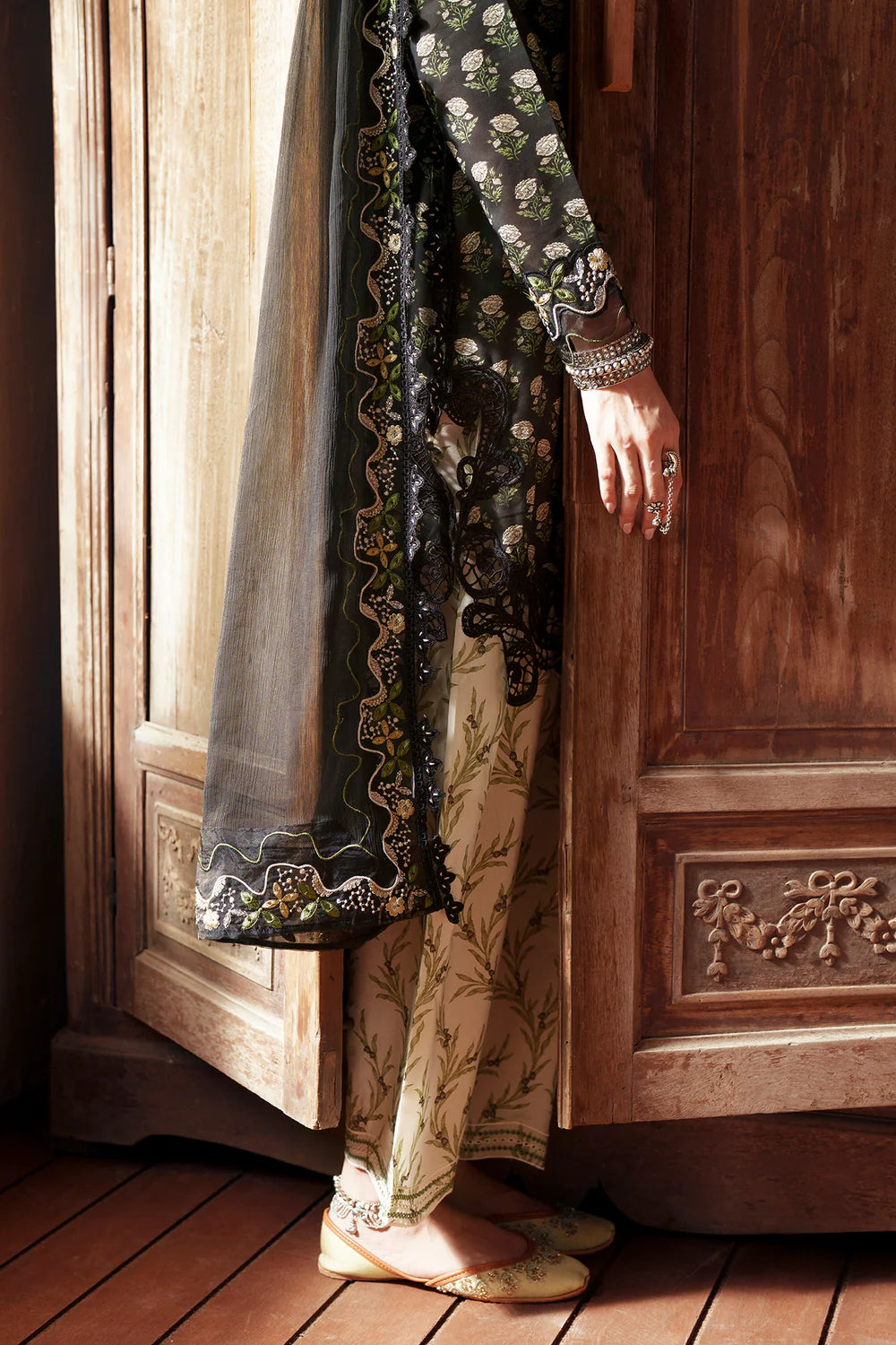 JET BLACK | E4477/103/902 | Women Rozana - Eid Collection | Ethnc