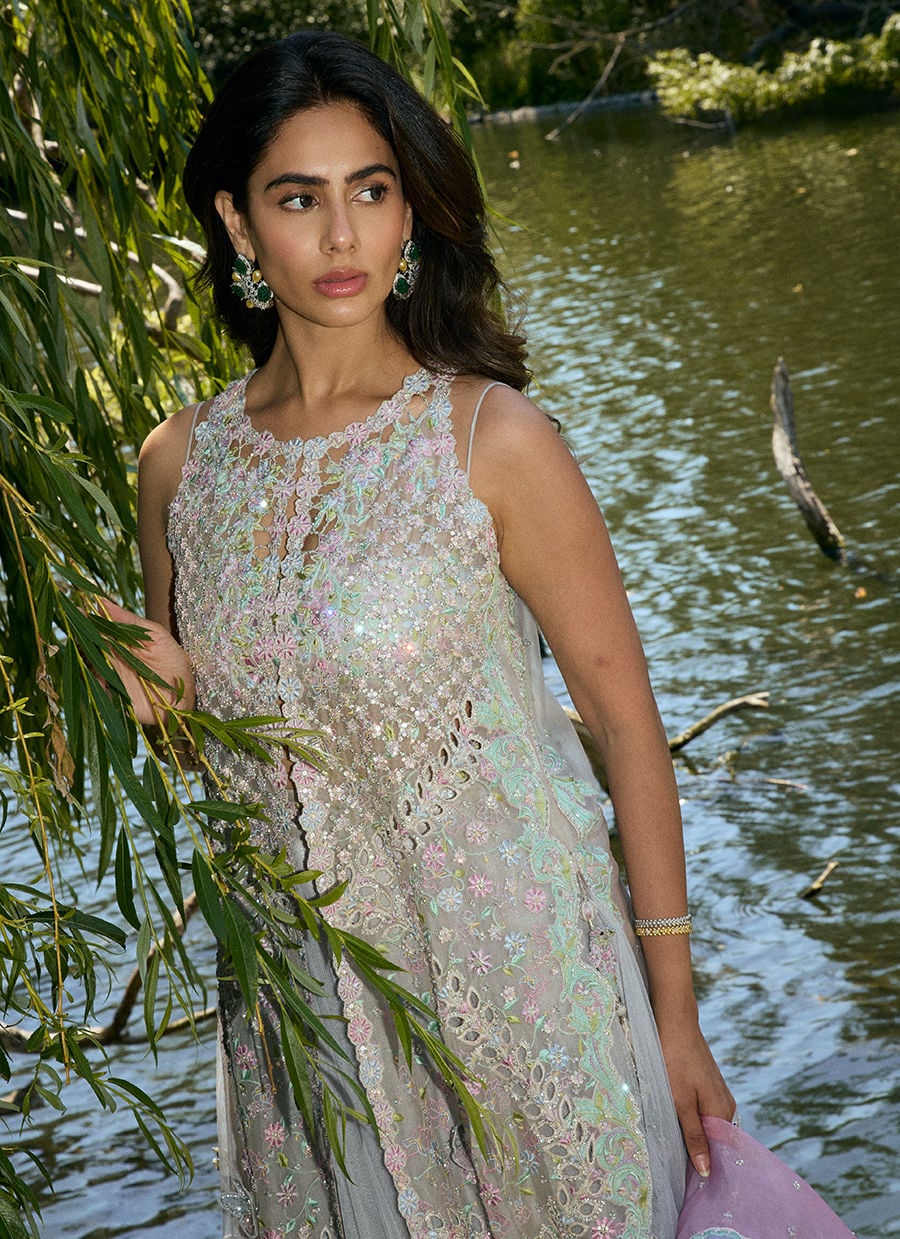 Jemma Open-Front Shirt And Skirt | MALA DESTINATION WEDDING | FARAH TALIB AZIZ