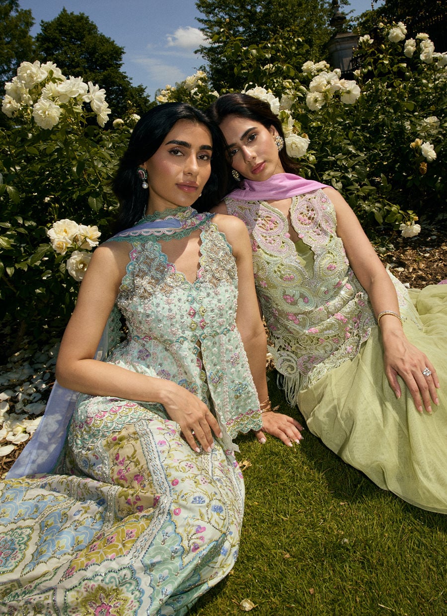 Danica Short Shirt With Lehenga | MALA DESTINATION WEDDING | FARAH TALIB AZIZ