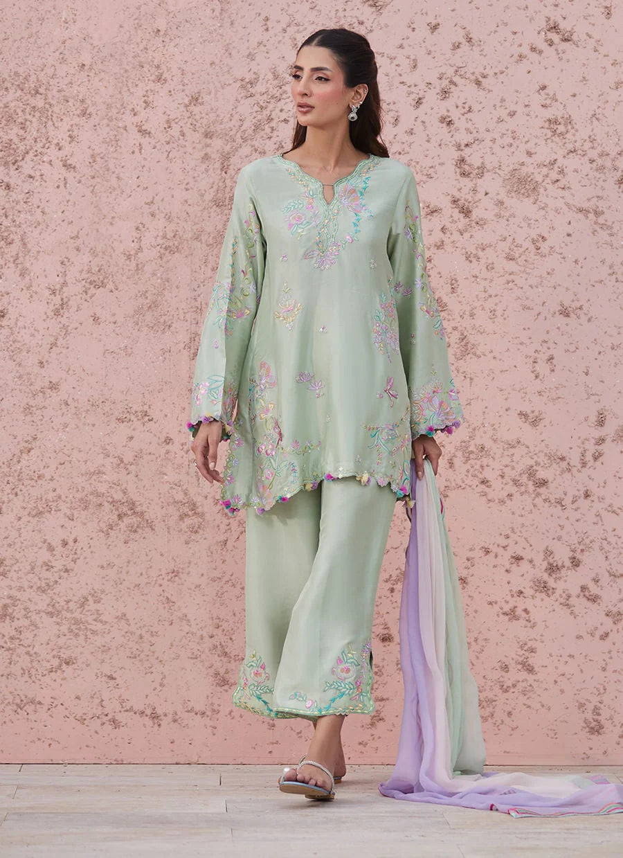 Hailee Shirt And Dupatta | Tara Luxe Eid '26 | FARAH TALIB AZIZ