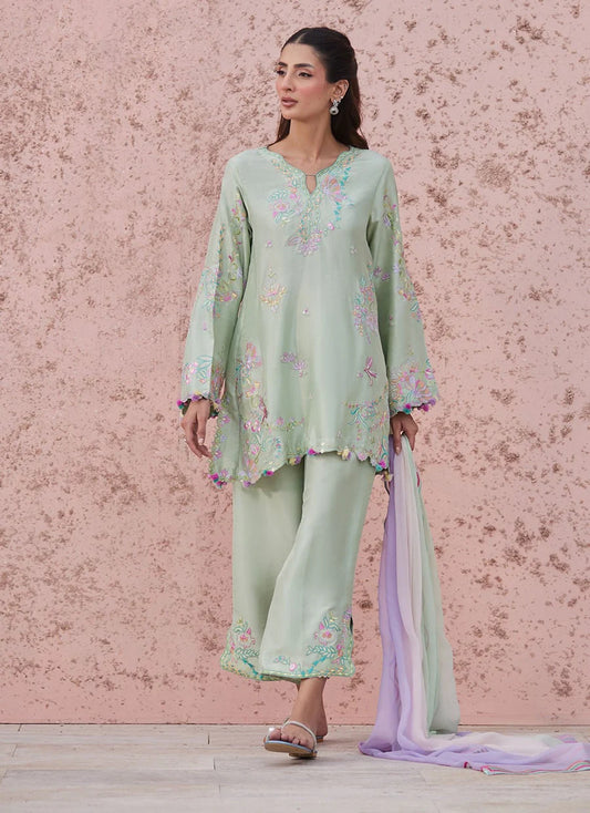 Hailee Shirt And Dupatta | Tara Luxe Eid '26 | FARAH TALIB AZIZ