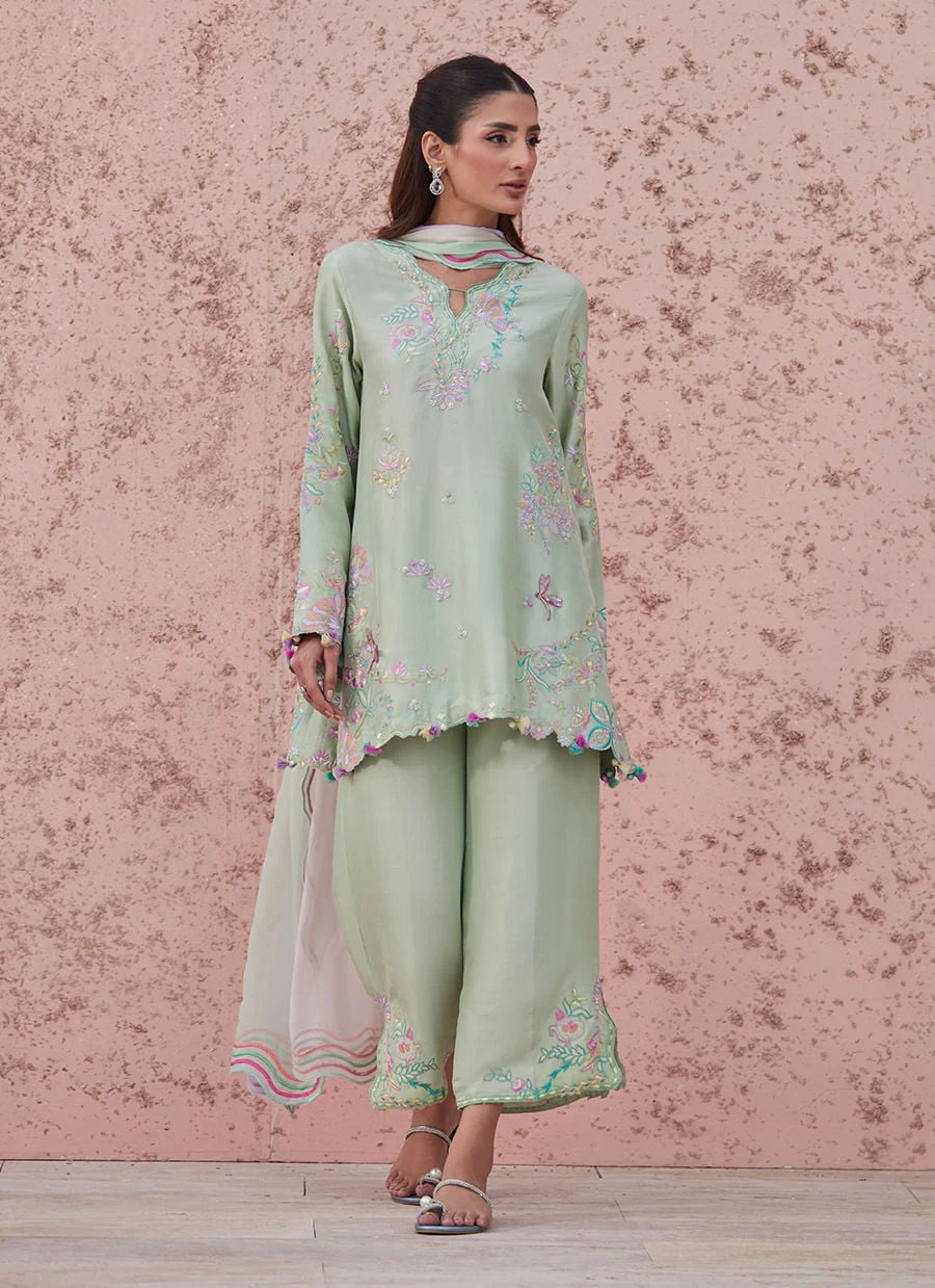 Hailee Shirt And Dupatta | Tara Luxe Eid '26 | FARAH TALIB AZIZ