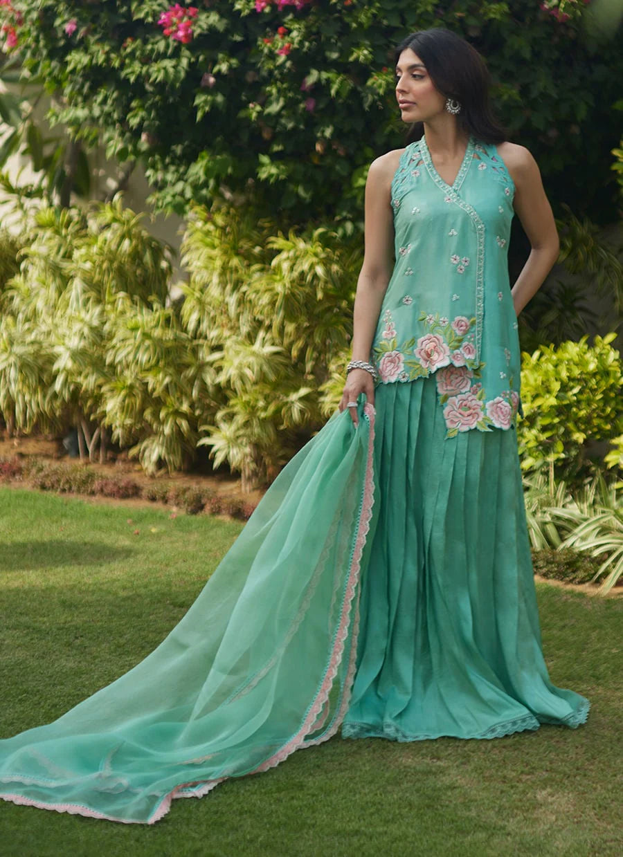 Heidi Jacket And Dupatta | Tara Luxe Eid '26 | FARAH TALIB AZIZ