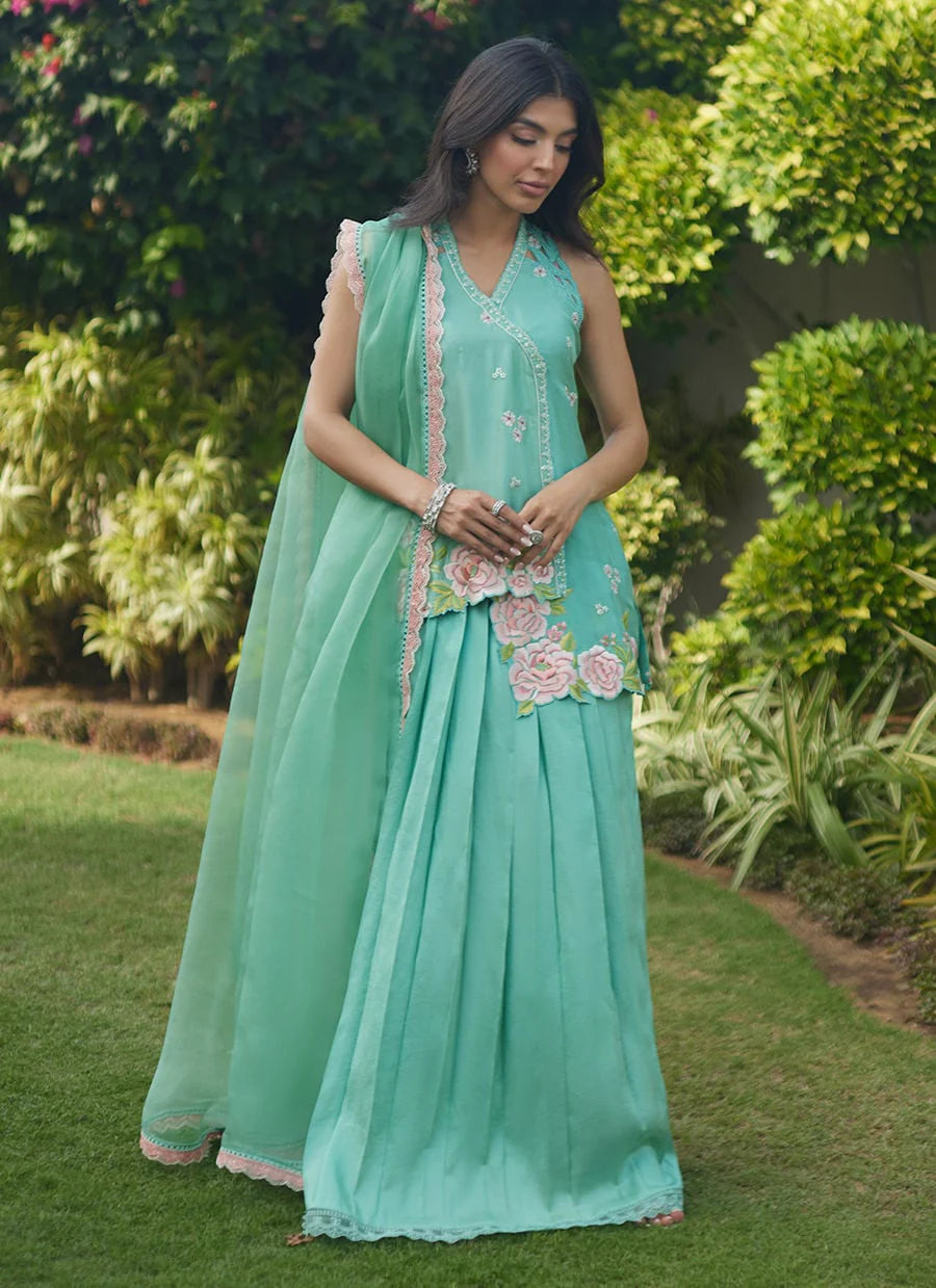 Heidi Jacket And Dupatta | Tara Luxe Eid '26 | FARAH TALIB AZIZ