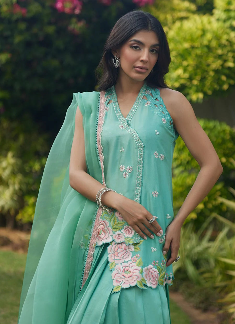 Heidi Jacket And Dupatta | Tara Luxe Eid '26 | FARAH TALIB AZIZ
